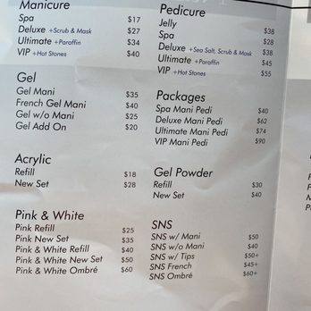Nail Palace - Menu - Nail Salons Near Me - Aiken, South Carolina