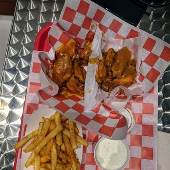 Halal Wings - 10 piece bone-in combo - Mexican and curry flavor with fries - Chicken Wings Near Me - Austin, Texas