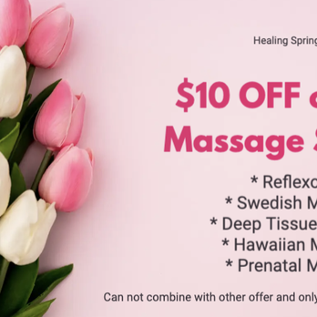 Healing Spring Spa - Celebrate International Mother's Day with Healing Spring Spa! Treat the incredible mothers in your life with our special offer. Call Now! - Massage Therapy Near Me - Ashton-Sandy Spring, Maryland