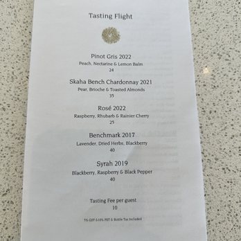 Poplar Grove Winery - Tasting Flight Menu - 7.17.23 - Wineries Near Me - Penticton, British Columbia Poplar Grove Winery - Tasting Flight Menu - 7.17.23 - Wineries Near Me - Penticton, British Columbia