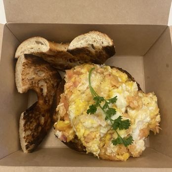 News Bar Cafe - Smoked Salmon Egg Sandwich - Coffee & Tea Near Me - New York, New York