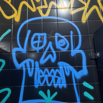 Kalaveras - Restroom art - Bars Near Me - Riverside, California