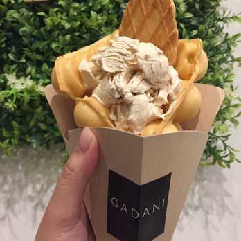 Gadani - Classic egg puff with earl grey ice cream - Coffee & Tea Near Me - Berkeley, California Gadani - Classic egg puff with earl grey ice cream - Coffee & Tea Near Me - Berkeley, California