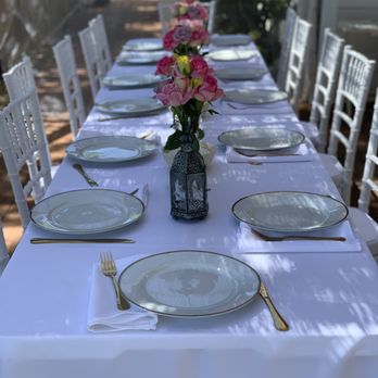 Trio Event Rentals - Beautiful table setting from Trio Event Rentals - Party Equipment Rentals Near Me - Van Nuys, California Trio Event Rentals - Beautiful table setting from Trio Event Rentals - Party Equipment Rentals Near Me - Van Nuys, California