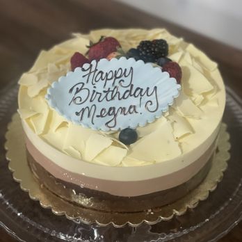 Cafe Madeleine - Triple chocolate mousse cake that travels an hour from SF to Milpitas every year! - Bakeries Near Me - San Francisco, California