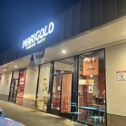 Out front