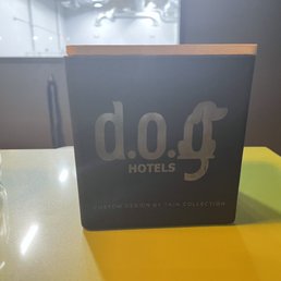 DOG logo on desktop