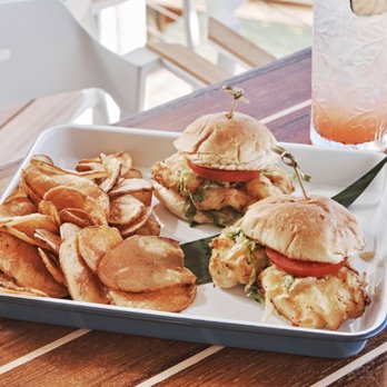 Little Limon - Crispy Grouper Katsu brioche, cabbage slaw, spicy pickle, mustard sauce - Asian Fusion Near Me - Islamorada, Florida Little Limon - Crispy Grouper Katsu brioche, cabbage slaw, spicy pickle, mustard sauce - Asian Fusion Near Me - Islamorada, Florida