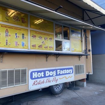 Hot Dog Factory - Stopped in for a Burbank Dog after shopping at Lowe's. It was really good! Not bad for $5.25. - Food Stands Near Me - Burbank, California Hot Dog Factory - Stopped in for a Burbank Dog after shopping at Lowe's. It was really good! Not bad for $5.25. - Food Stands Near Me - Burbank, California