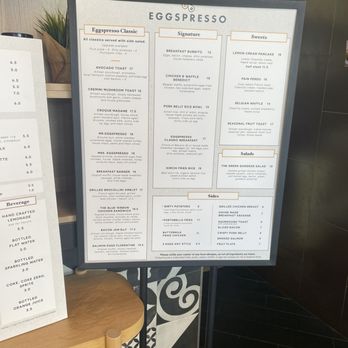 Eggspresso - Menu - Breakfast & Brunch Near Me - Fullerton, California