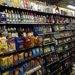 L&L Market - Wall of liquor
