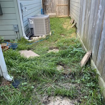 Memorial Green Turf - Before turf - Artificial Turf Near Me - Houston, Texas