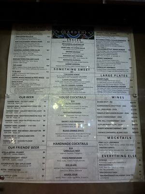 Menu photo 1 The Garden Napa, CA Menu photo 1 The Garden Napa, CA