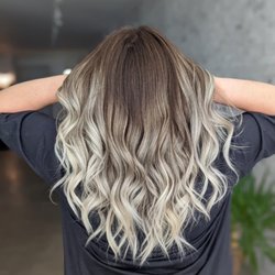 Ash blonde ombré by Tony
