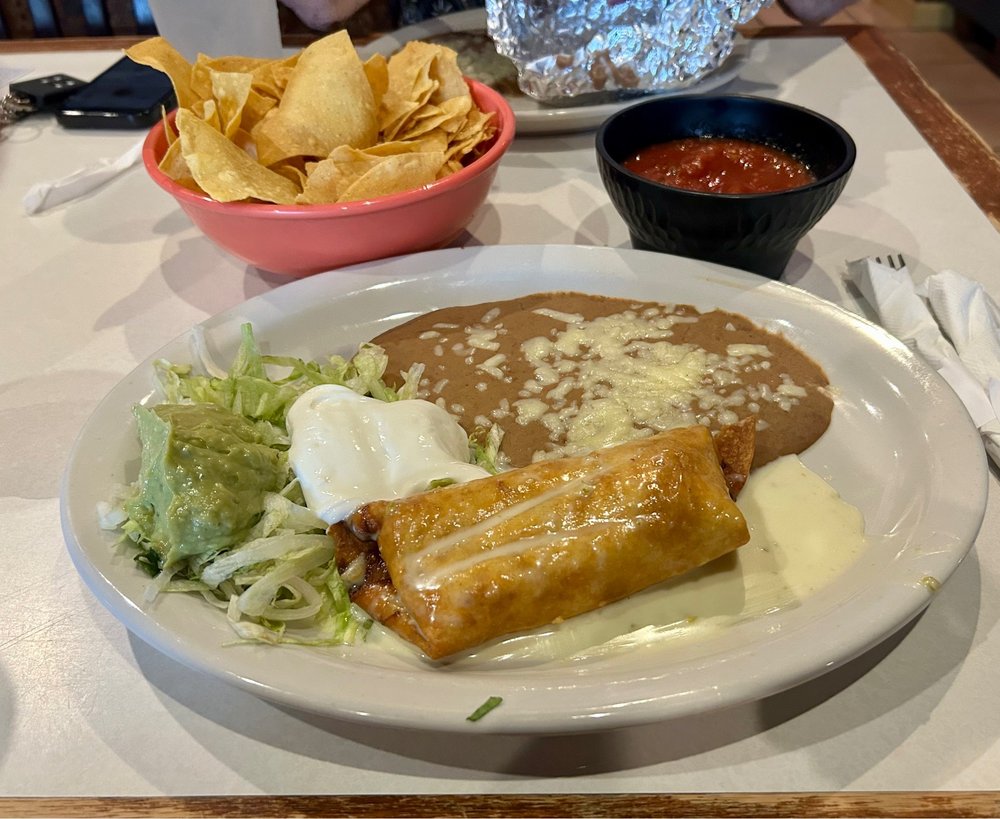 Food from La Cabana Mexican Restaurant