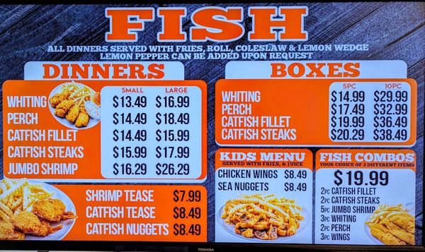 Menu photo 2 Dock's Fish Chicago, IL