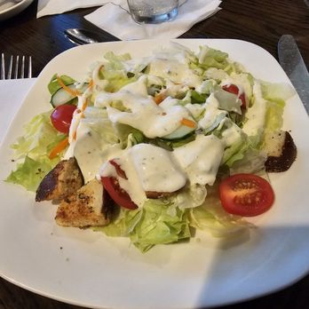 Cooper’s Hawk Winery & Restaurant - House salad with ranch - Seafood Near Me - Alpharetta, Georgia Cooper’s Hawk Winery & Restaurant - House salad with ranch - Seafood Near Me - Alpharetta, Georgia