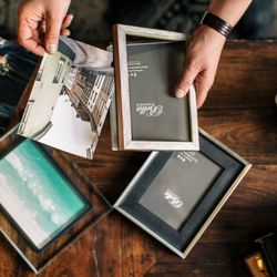 We apply the same discerning eye to our selection of photo frames. Available to purchase online or in store.