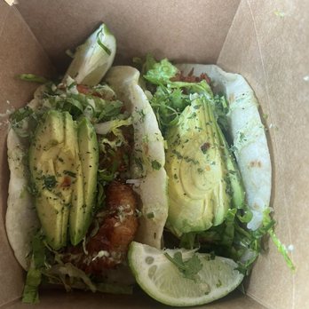 Coco Shrimp - Bryan Ave - Tacos with avocado on top - Hawaiian Near Me - Fort Worth, Texas