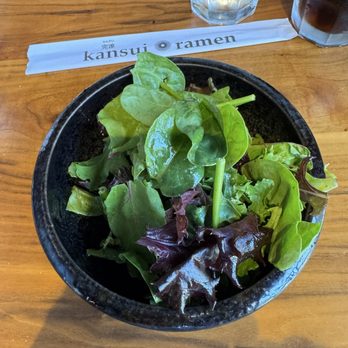 Kansui Ramen - Side salad - Ramen Near Me - Westlake Village, California