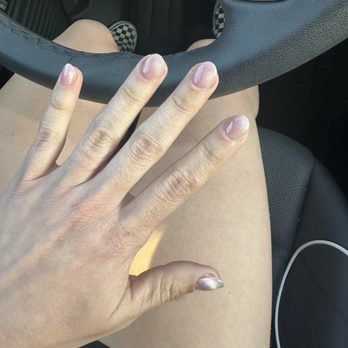 Nina Nails - Cat eye ombré nails with builder gel - Nail Salons Near Me - Mill Creek, Washington