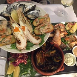 Seafood platter