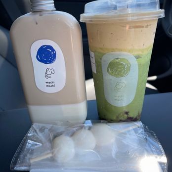 Machi Machi - Milk tea panna cotta and mochi matcha creme brulee - Bubble Tea Near Me - Richmond, British Columbia