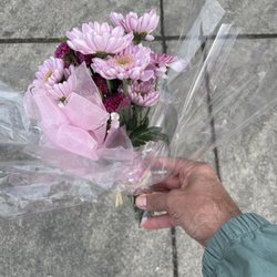 DeLaurenti Florist - $40 tiny flower bouquet. Completely overpriced.
