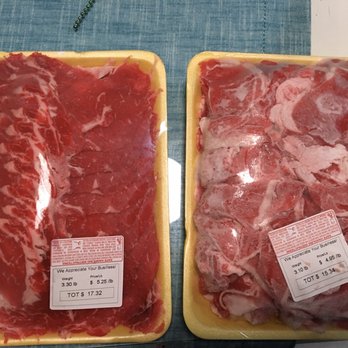 CAB Meat Market - 4/24/20 covid 19. Ribeye slice and brisket partially thawed - Meat Shops Near Me - Garden Grove, California
