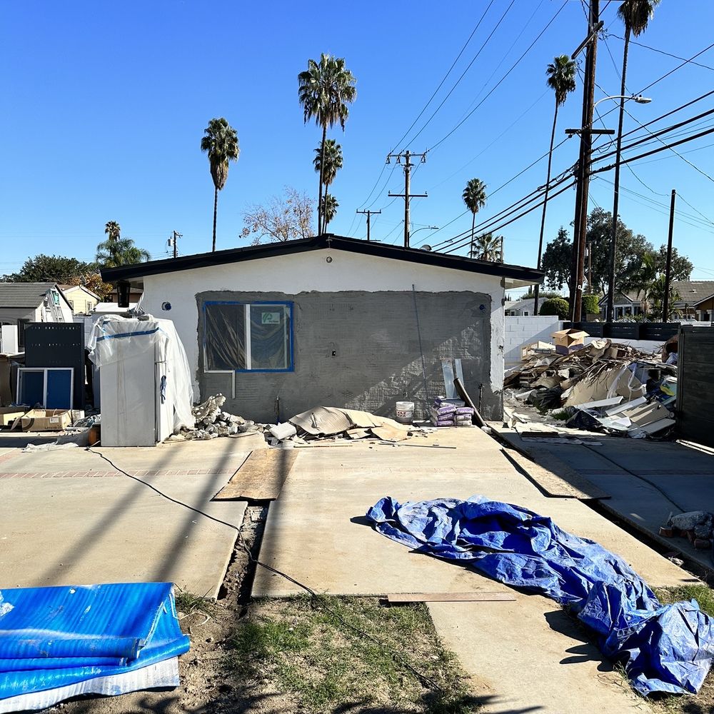 IDM Framing - a house being built in a residential area - General Contractors Near Me - Bloomington , California