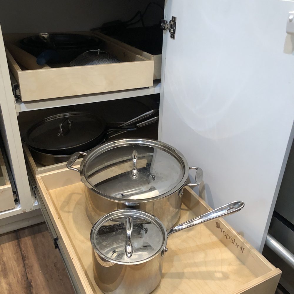 Top Shelf Pull Outs - Cabinetry Near Me - San Marcos, California