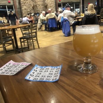 Toppling Goliath Brewing - Tuesday bingo night! It's fun unless your writing a review!   Ha, I love Cats! - Breweries Near Me - Decorah, Iowa