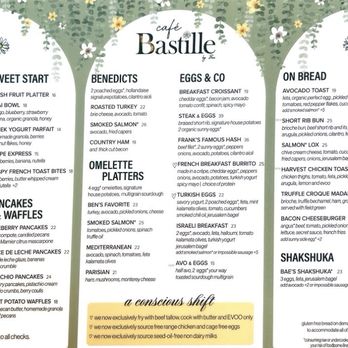 Cafe Bastille - Menu - Cafes Near Me - Weston, Florida