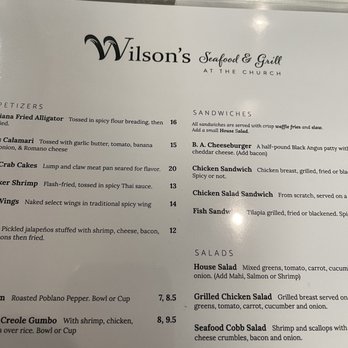 Wilson's Seafood & Grill - Cajun/Creole Near Me - Midlothian, Texas Wilson's Seafood & Grill - Cajun/Creole Near Me - Midlothian, Texas
