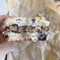 Sausage Boberry biscuit
