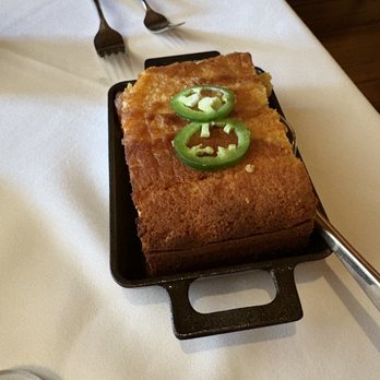 Oak Steakhouse - jalapeno cornbread - Steakhouses Near Me - Charleston, South Carolina Oak Steakhouse - jalapeno cornbread - Steakhouses Near Me - Charleston, South Carolina