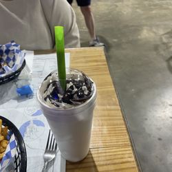K & M Coffee, Corks, And Cammo - Chocolate shake with 1 pump of espresso!!
