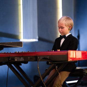 Evan's Music Academy - Our minimum age requirement for piano lesson is 5. If your child is younger, we highly recommend exposing them to various music and toy. - Musical Instruments & Teachers Near Me - Ladera Ranch, California Evan's Music Academy - Our minimum age requirement for piano lesson is 5. If your child is younger, we highly recommend exposing them to various music and toy. - Musical Instruments & Teachers Near Me - Ladera Ranch, California