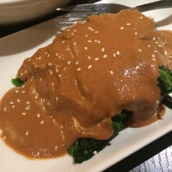 Yipin China Restaurant - Can you guess?? Spinach drowned in sesame sauce - Chinese Near Me - London, XGL
