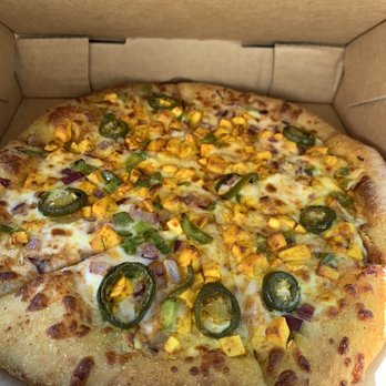 Twisted Pizza & Curries - Butter Paneer Pizza (V) - Pizza Near Me - Richmond, Texas Twisted Pizza & Curries - Butter Paneer Pizza (V) - Pizza Near Me - Richmond, Texas