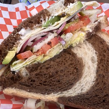 Hungry Bear Deli - Create-Your-Own Veggie Sandwich with Cheese - Delis Near Me - Vista, California