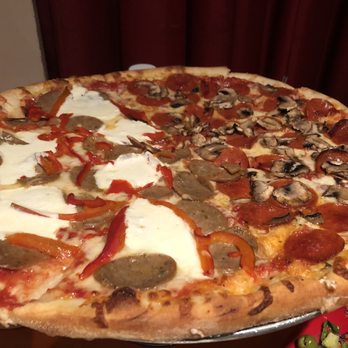 Home Slice Pizza - #5 Pepperoni & Mushroom - Large #6 Sausage, Ricotta Cheese, and Roasted Red Peppers - Medium - Pizza Near Me - Austin, Texas