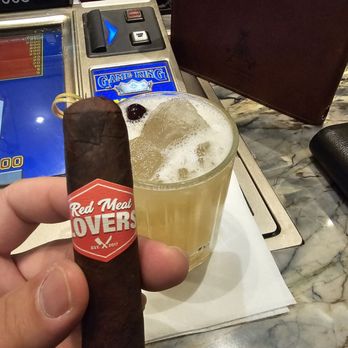 Montecristo Cigar Bar - After a steakhouse dinner cigar. Red Meat Lovers and a Angels Envy whiskey sour. - Cigar Bars Near Me - Las Vegas, Nevada Montecristo Cigar Bar - After a steakhouse dinner cigar. Red Meat Lovers and a Angels Envy whiskey sour. - Cigar Bars Near Me - Las Vegas, Nevada