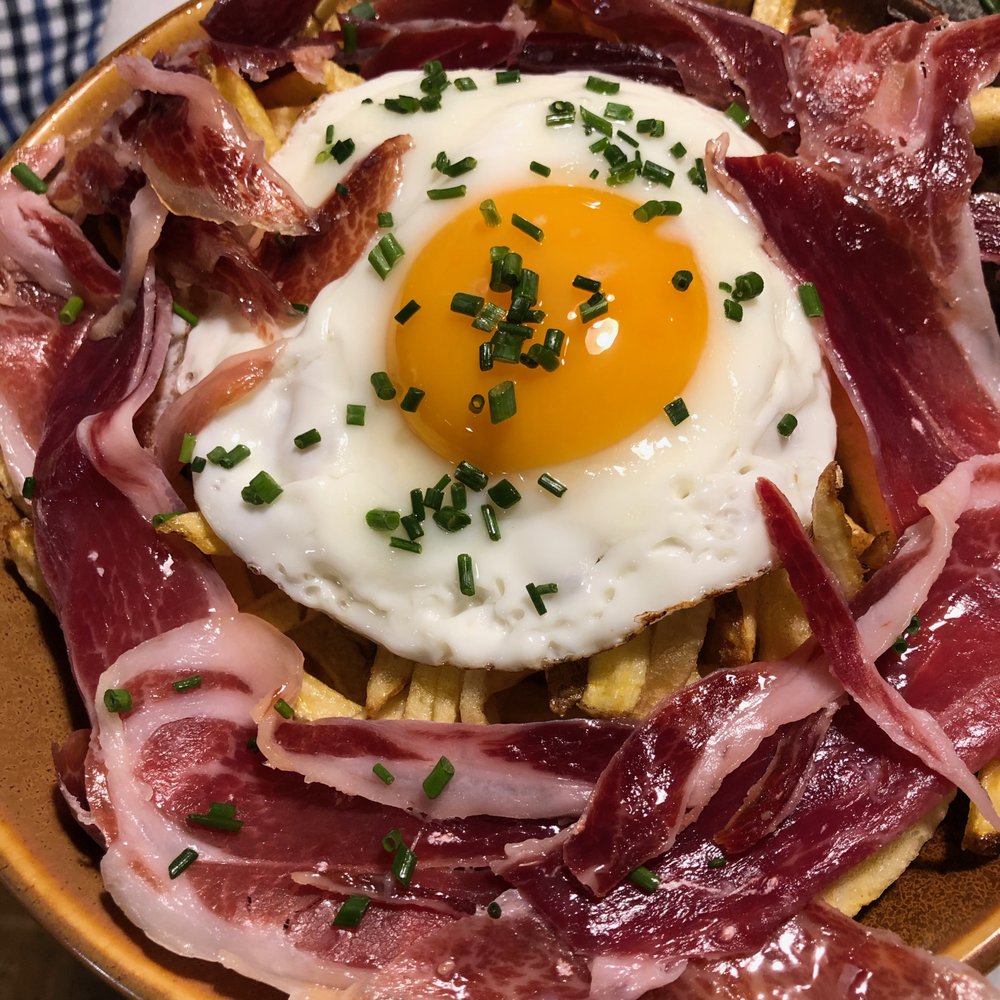 Antúnez - The "scrambled eggs" with jamon - Catalan Near Me - Barcelona, B