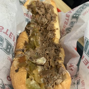 Philly's Best - Cheesesteak with extra meat and sweet peppers - Sandwiches Near Me - Ontario, California Philly's Best - Cheesesteak with extra meat and sweet peppers - Sandwiches Near Me - Ontario, California