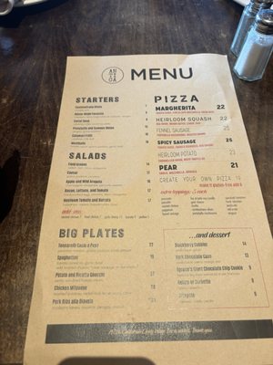 Menu photo 2 Pizza Antica Lafayette, CA