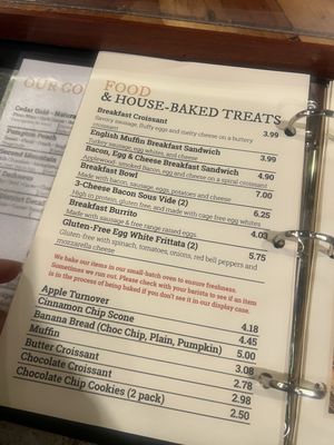 Menu photo 3 Cedar Bean's Coffee Joint Cedar Grove, NJ