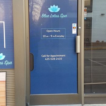 Blue Lotus Spa - Blue Lotus Spa door - Massage Therapy Near Me - Tukwila, Washington Blue Lotus Spa - Blue Lotus Spa door - Massage Therapy Near Me - Tukwila, Washington