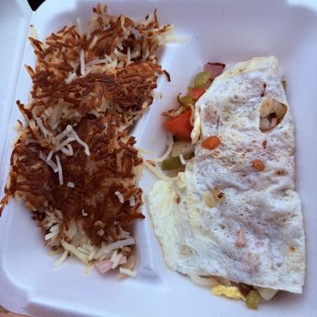 Farm House - Western omelet with hash browns - Southern Near Me - Lake Park, Georgia Farm House - Western omelet with hash browns - Southern Near Me - Lake Park, Georgia