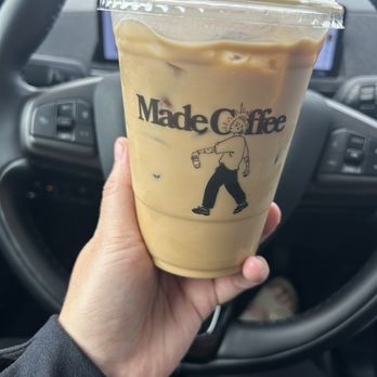 Made Coffee - Iced caramel machiatto - Coffee & Tea Near Me - Costa Mesa, California